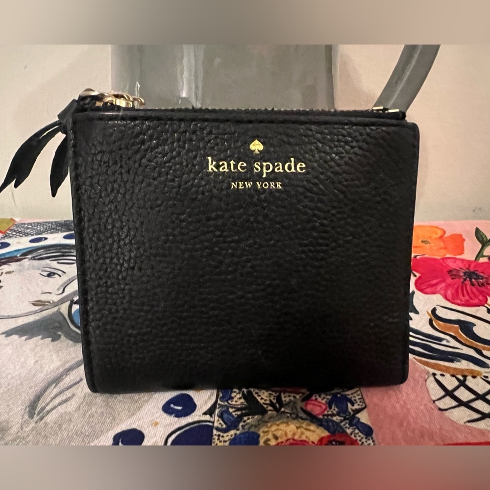 Kate Spade Black Leather Wallet
